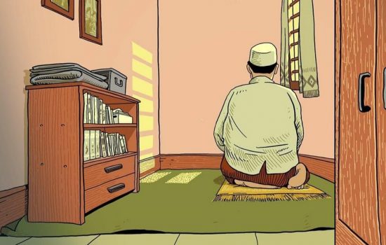 Viral Jokowi Unggah Karikatur Shalat Menghadap Arah Selatan, Ketahuan Gara-Gara Ini