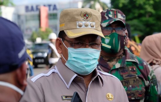 Wali Kota Pimpin Razia Masker di Banda Aceh