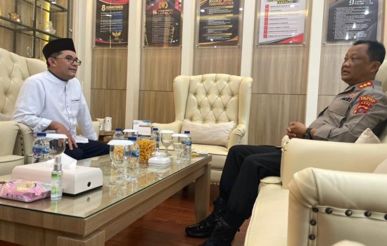 Silaturahmi dengan Kapolresta, Bakri Siddiq Bahas Sinergitas Pembangunan Kota